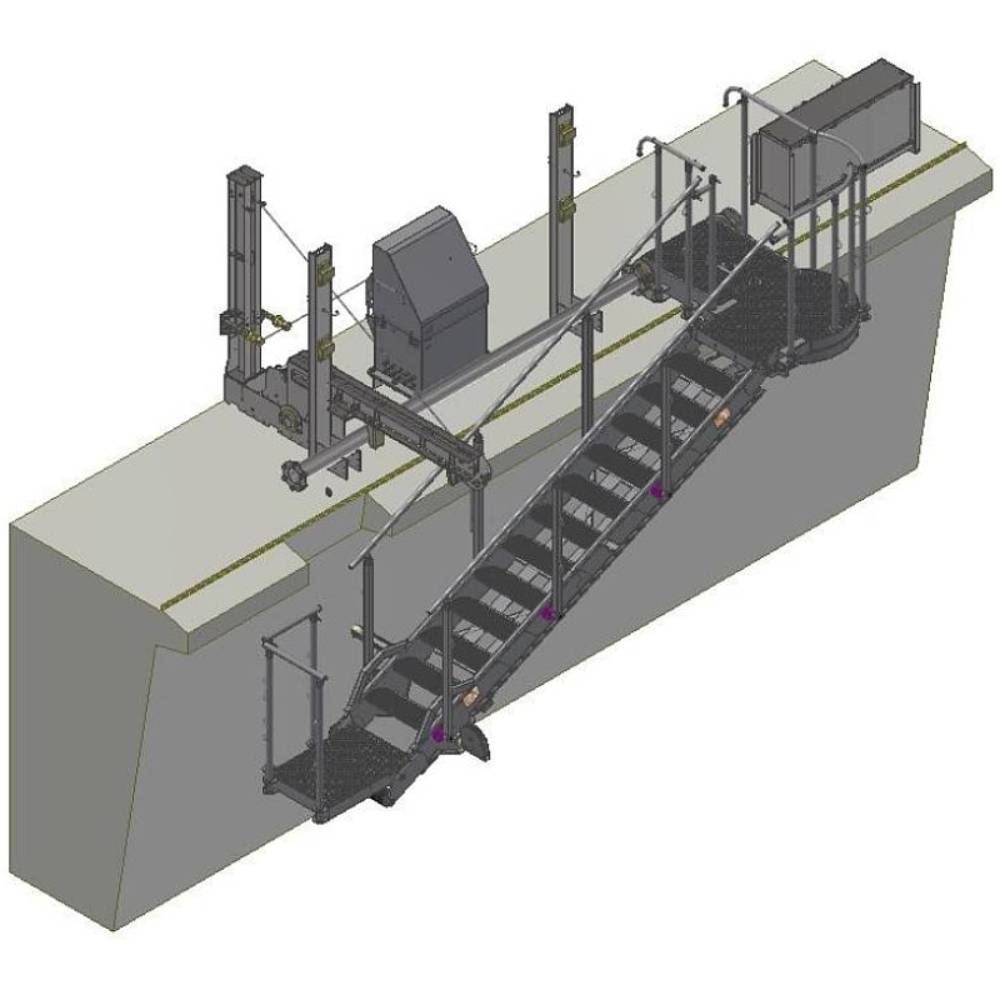 Трапы забортные ТЗ. Эвольвентные ступени